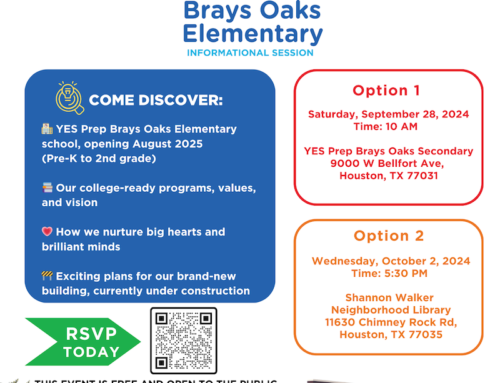 YES prep: Discover Brays Oaks Elementary – Informational Session