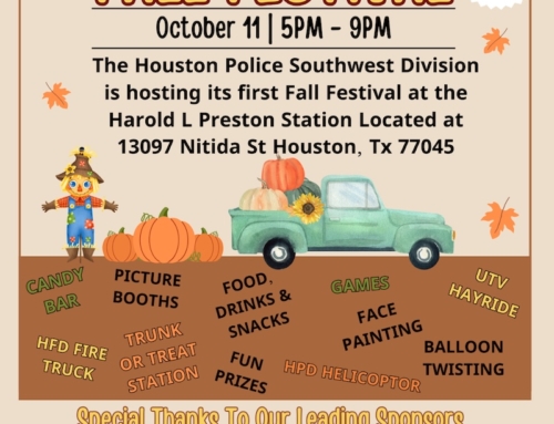 Houston Police Southwest Division Fall Festival, Oct. 11