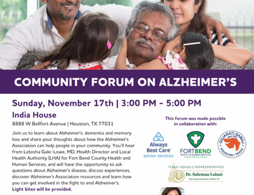 Community Forum on Alzheimer’s @ India House, Nov 17