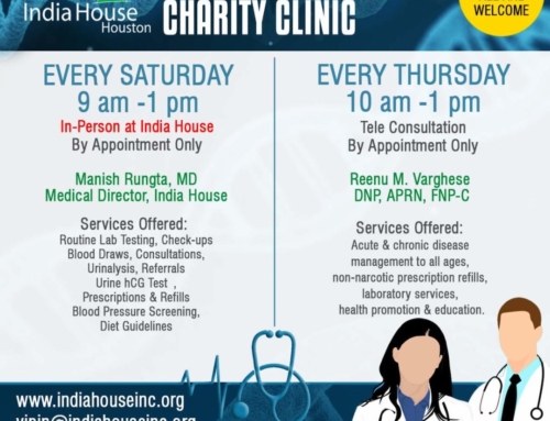 Free Virendra Mathur Charity Clinic at India House