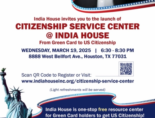 Launch of Free CITIZENSHIP SERVICE CENTER at India House, March 19