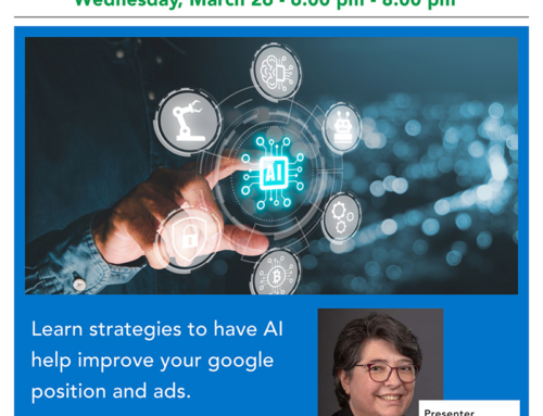 HCC: Digital Marketing Clinic – Using AI to Help Guide Your Digital Marketing, March 26